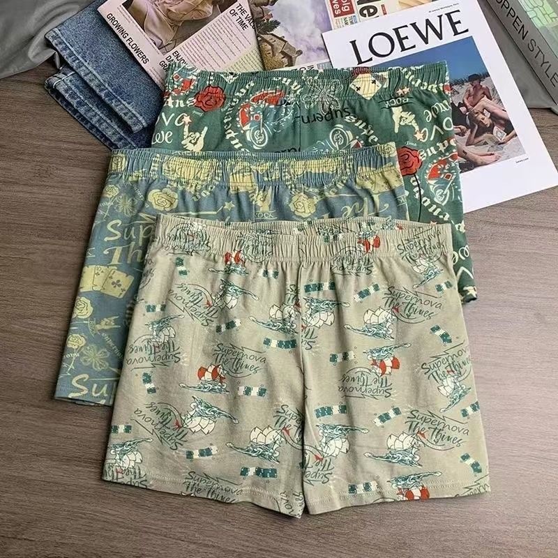 Men's American Style Boxer Shorts Loose Fit Breathable Comfortable Plus Size All Season