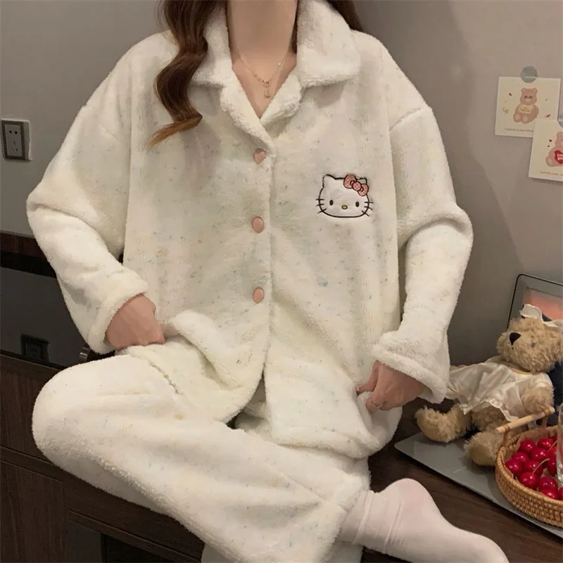 双面法兰绒240g套装女秋冬保暖家居服款号8632M-XXL