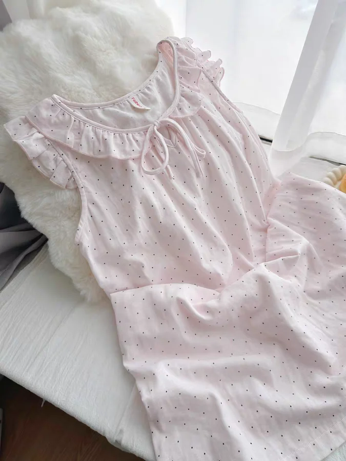Women's Cloud Cotton Pajama Set - Loose, Soft & Skin-Friendly for Home photo 6 (style SM-E85F40)