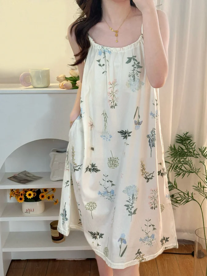Women's Cloud Cotton Pajama Set - Loose, Soft & Skin-Friendly for Home photo 4 (style SM-A52307)