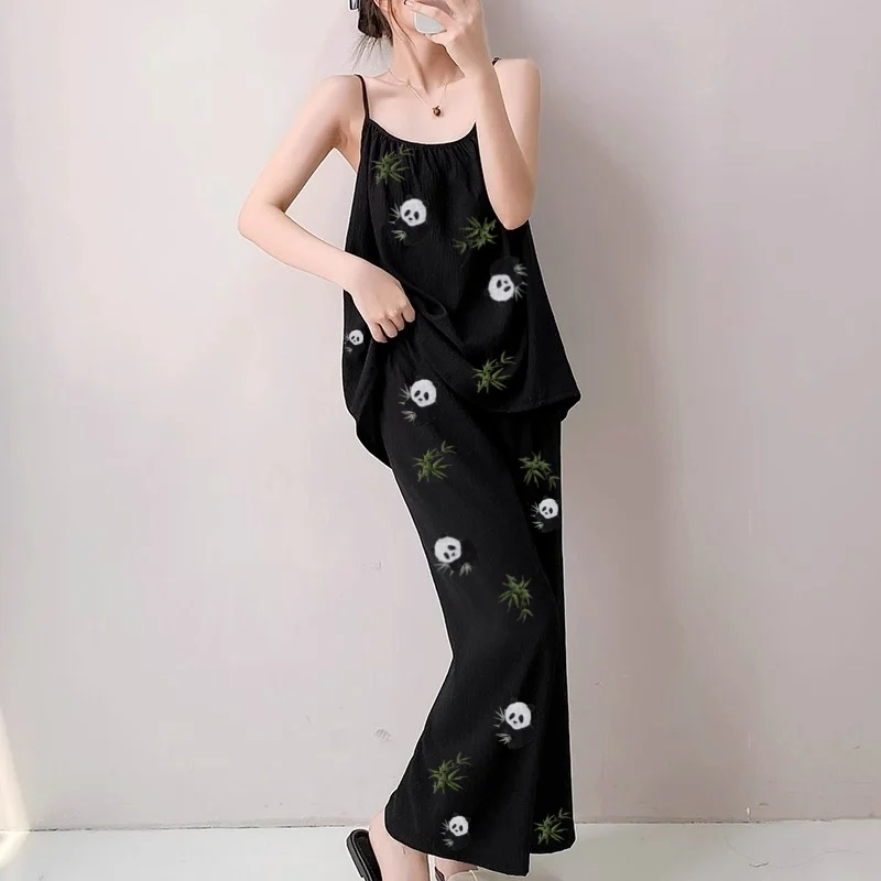 Women's Cloud Cotton Pajama Set, Soft Skin-Friendly Loose Comfortable photo 3 (style SM-C46ED7)