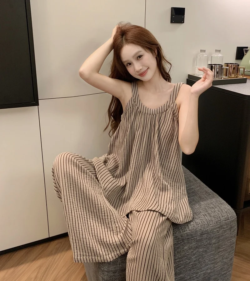 Women's Cloud Cotton Pajama Set, Loose Comfortable Soft Skin-Friendly Loungewear
