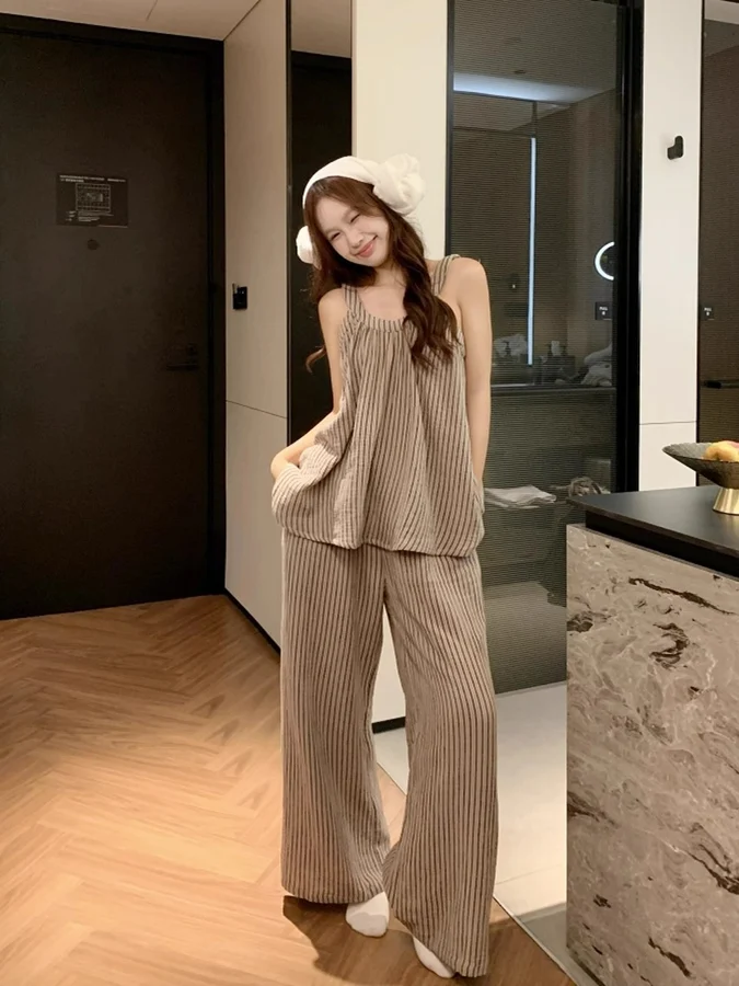 Women's Cloud Cotton Pajama Set, Loose Comfortable Soft Skin-Friendly photo 4 (style SM-AB2D1A)