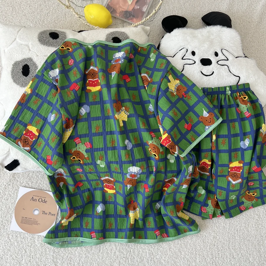Women's Cloud Cotton Pajama Set, Soft Skin-Friendly Loose Comfortable Loungewear