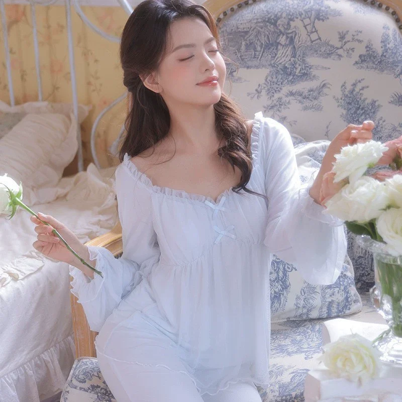 Women's Summer Modal Pajama Set photo 2 (style SM-E4438B)