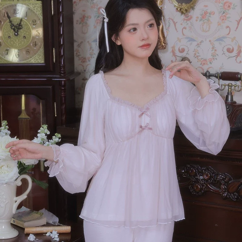 Women's Summer Modal Pajama Set photo 6 (style SM-E4438B)