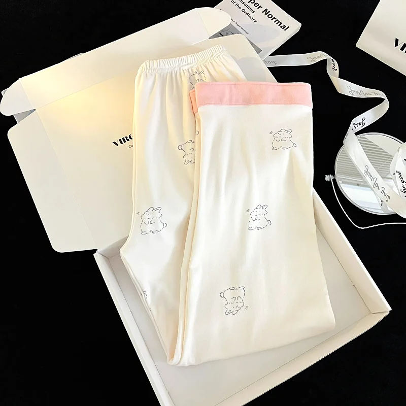 Women's Autumn/Winter Thickened Double-Sided Fleece Pajama Set