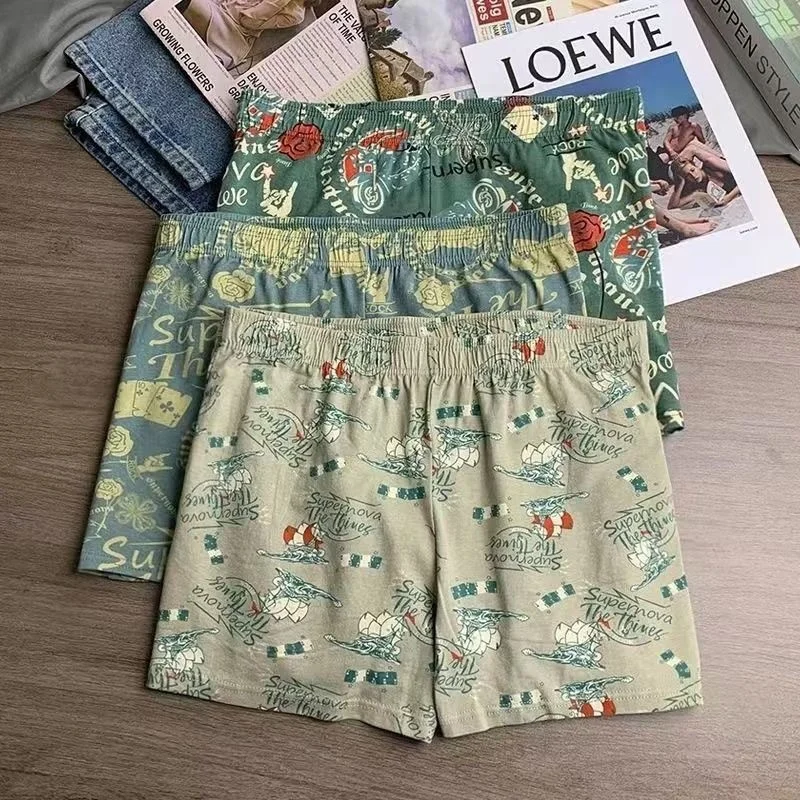 Men's American Style Boxer Shorts Loose Fit Breathable Comfortable Plus Size All Season