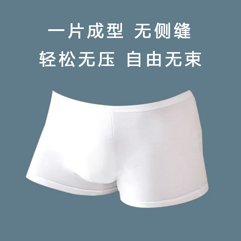 Men's Disposable Cotton Boxer Briefs, Travel, Breathable photo 2 (style SM-F80EF2)