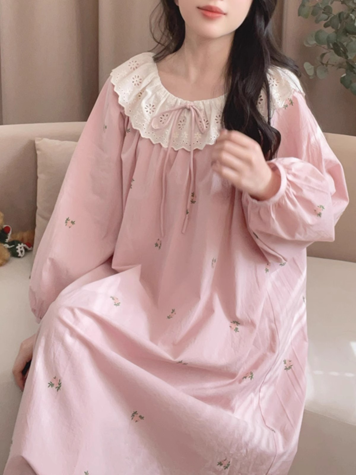 Summer Cloud Cotton With Pads Homewear Women Short Sleeve Shorts 2 Pcs photo 5 (style 00010003)