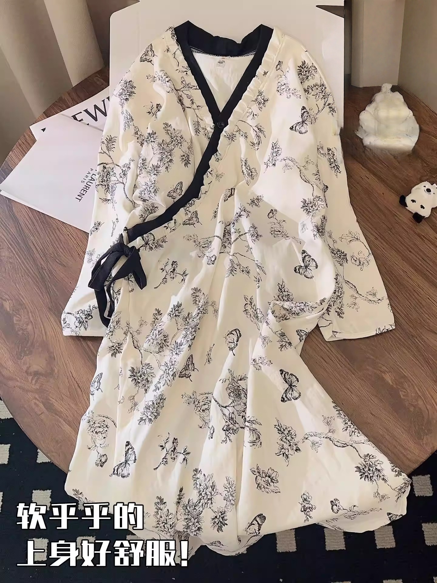 Summer Cloud Cotton No Pads Homewear Women Short Sleeve Shorts 2 Pcs B photo 1 (style 0017)