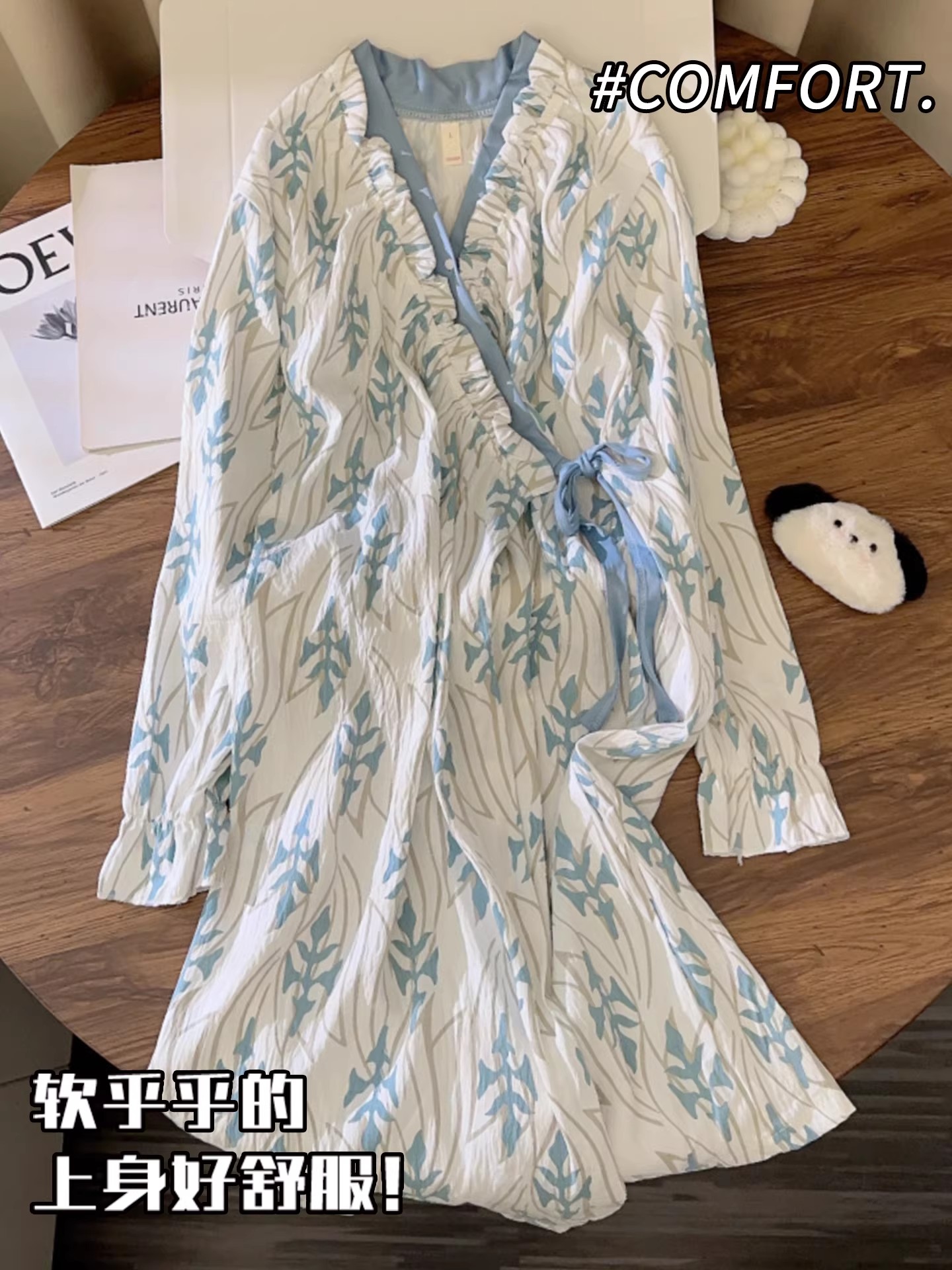 Summer Cloud Cotton Homewear Women Short Sleeve Shorts 2 Pcs Breathabl photo 1 (style 0022)