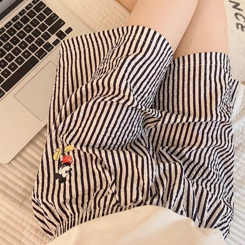 Summer Cotton Cardigan Homewear Women Short Sleeve Shorts 2 Pcs Breath photo 1 (style 1)