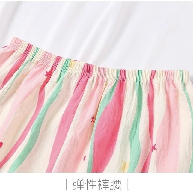 Summer Cotton Cardigan Homewear Women Short Sleeve Shorts 2 Pcs Breath photo 7 (style 1)