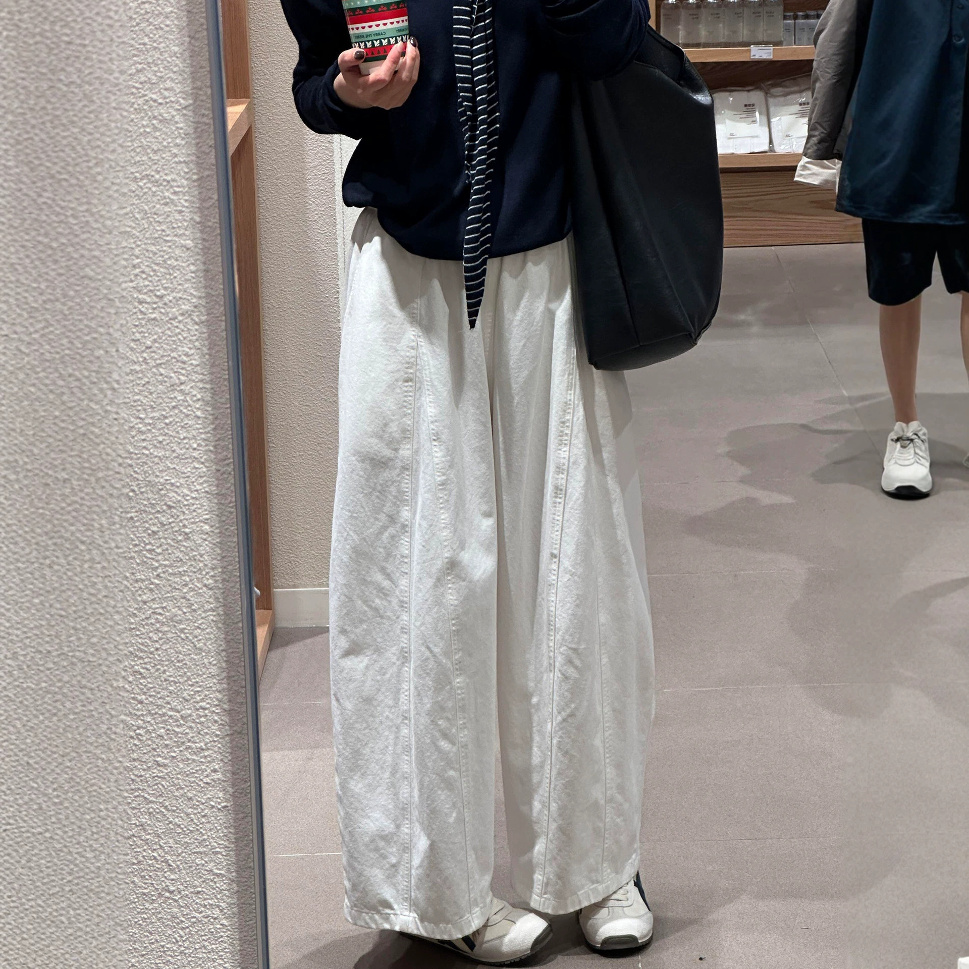 Japanese Casual Wide Leg Pants Women 2026 Spring New High Waist Loose photo 3 (style 1039008533273)