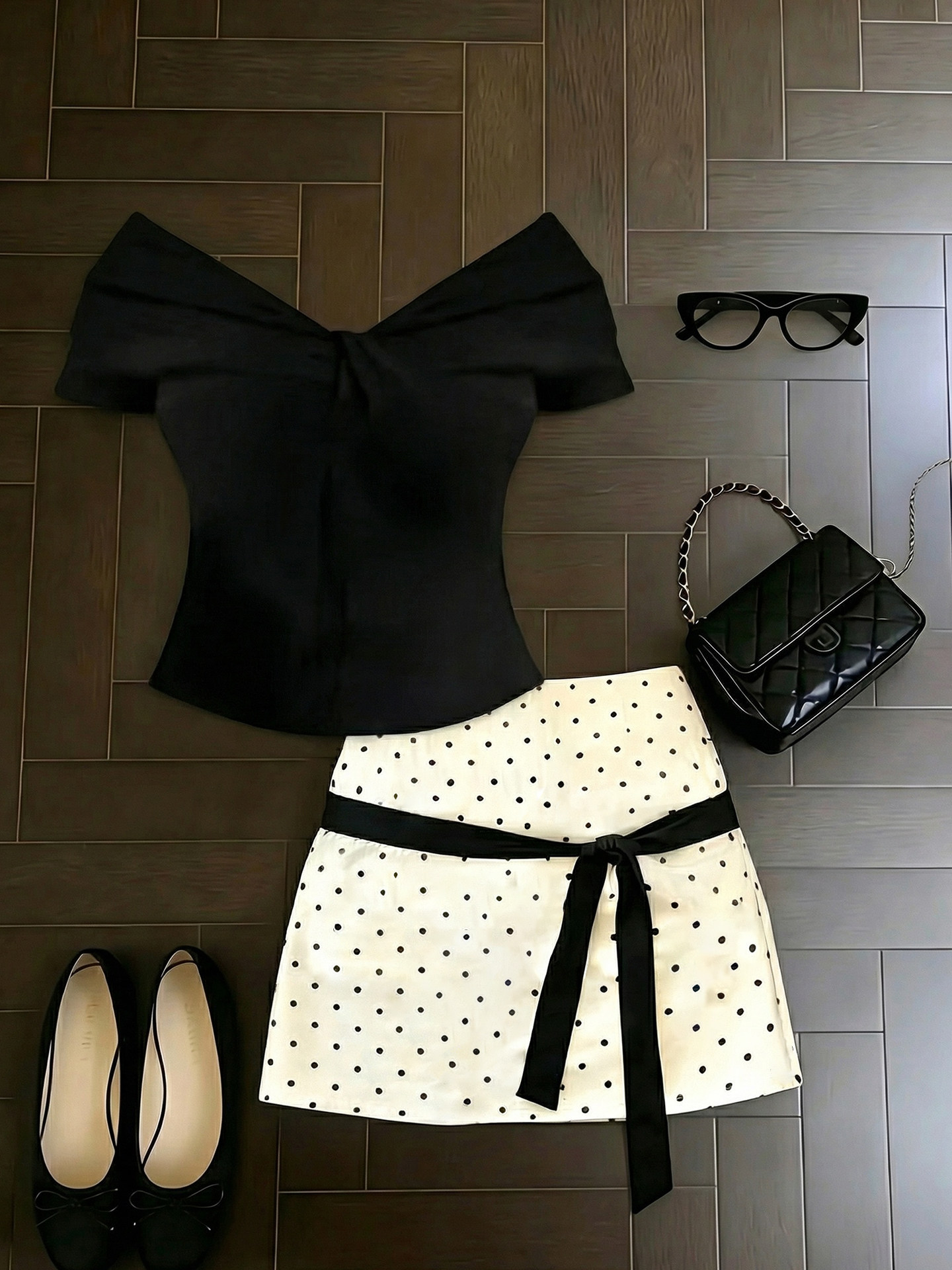 Petite Beautiful Set Women Summer Korean Off Shoulder Short Sleeve Pol photo 3 (style 1039155778370)