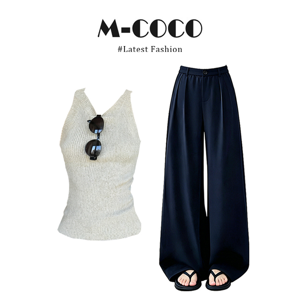 High Quality New Korean Relaxed Knit Sleeveless Vest Top Women Summer photo 3 (style 1056786150776)