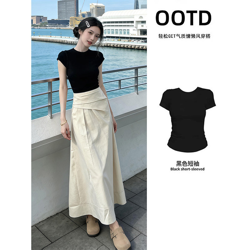 Skirt Women Summer 2026 New Unique Beautiful Korean Long Skirt Short S photo 7 (style 1057079079681)
