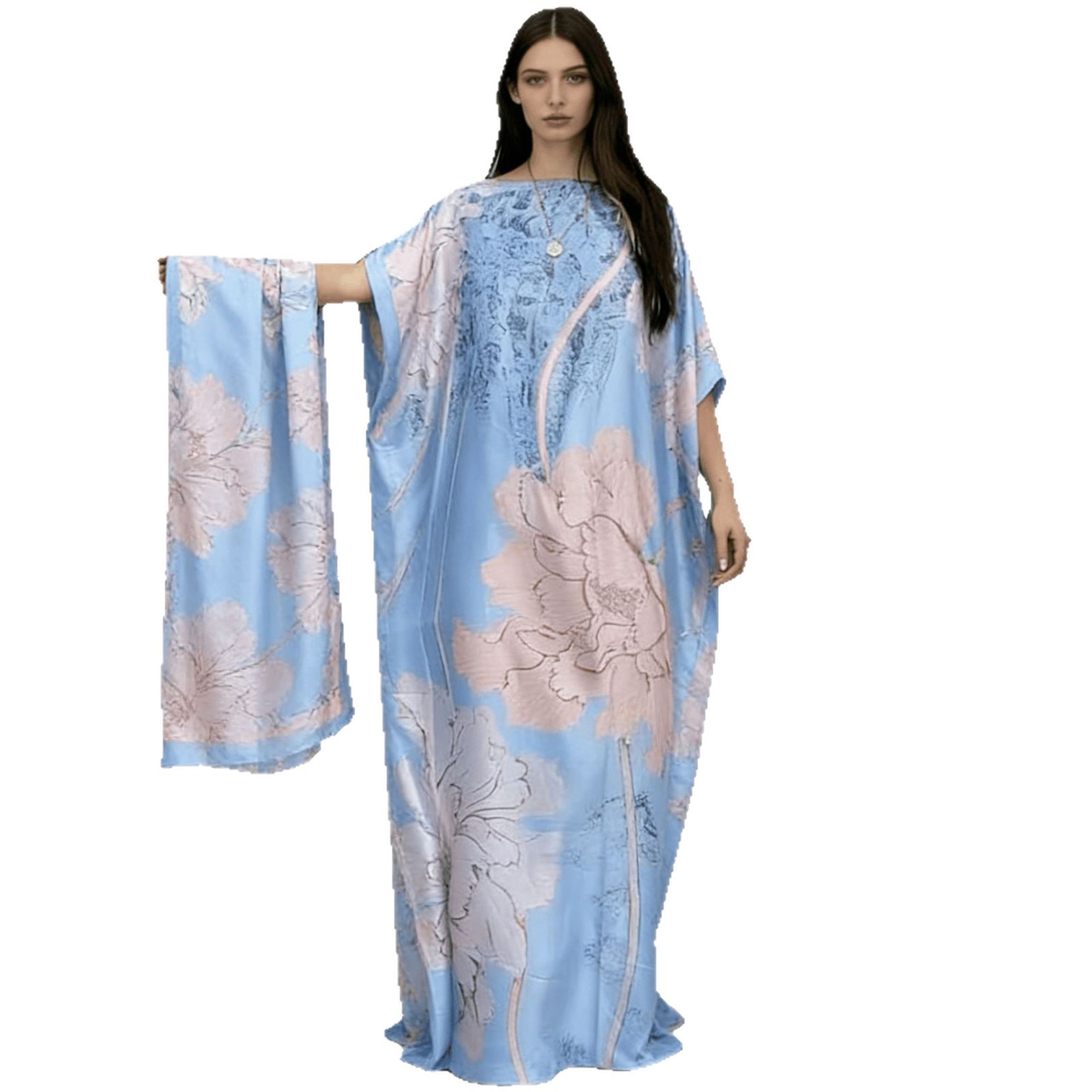 Cross-border Plus Size Robe Long Dress Export Cardigan Ethnic Long Dre photo 5 (style 1062208292951)