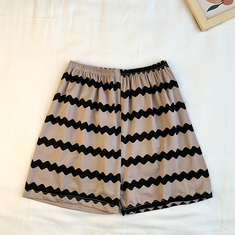 Summer Cotton Homewear Women Short Sleeve Shorts 2 Pcs Breathable Comf photo 4 (style 11)