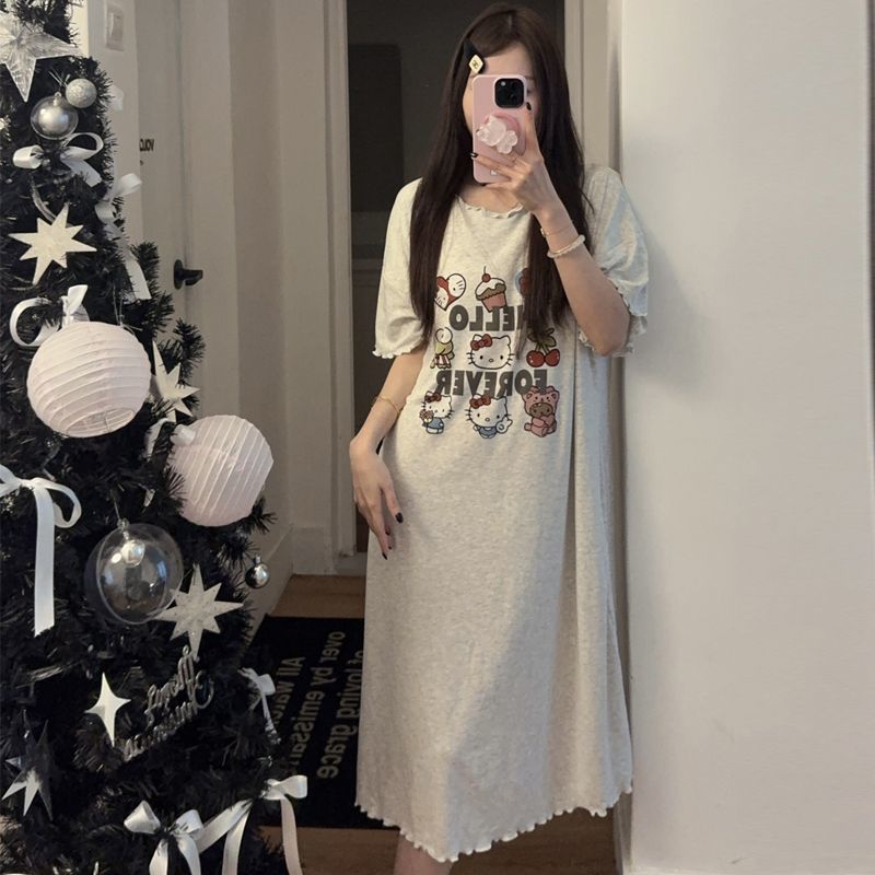 Summer Cotton-Like With Pads Homewear Women Short Sleeve Shorts 2 Pcs Breathable Wholesale
