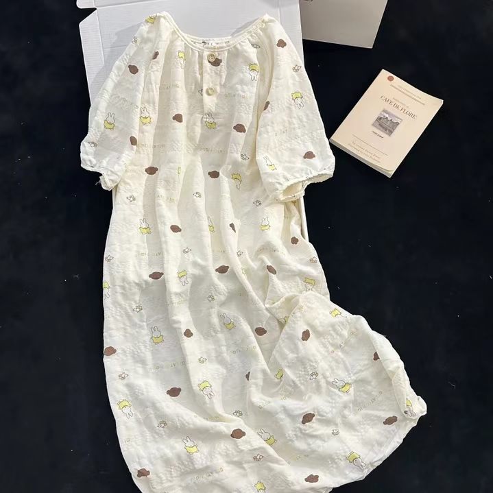Summer Cotton Homewear Women Short Sleeve Shorts 2 Pcs Breathable Comfort Wholesale