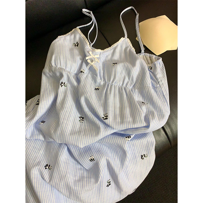 Summer Cloud Cotton With Pads Camisole Homewear Women Short Sleeve Sho photo 1 (style 140317)