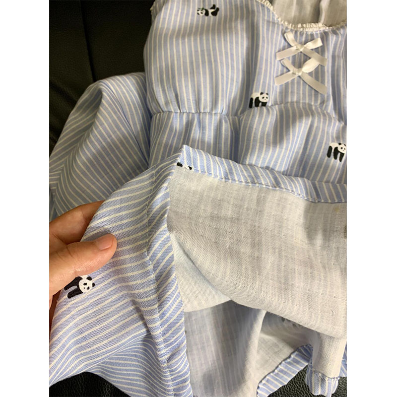 Summer Cloud Cotton With Pads Camisole Homewear Women Short Sleeve Sho photo 2 (style 140317)