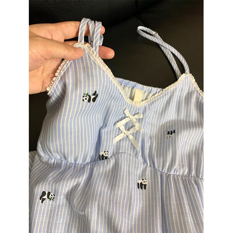 Summer Cloud Cotton With Pads Camisole Homewear Women Short Sleeve Sho photo 3 (style 140317)