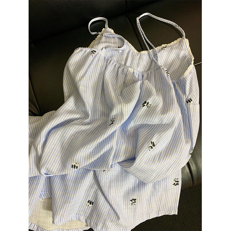 Summer Cloud Cotton With Pads Camisole Homewear Women Short Sleeve Sho photo 4 (style 140317)
