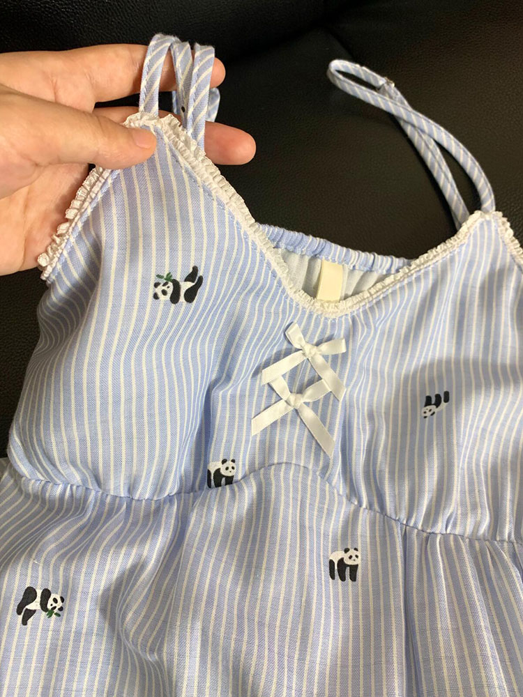 Summer Cloud Cotton With Pads Camisole Homewear Women Short Sleeve Sho photo 7 (style 140317)