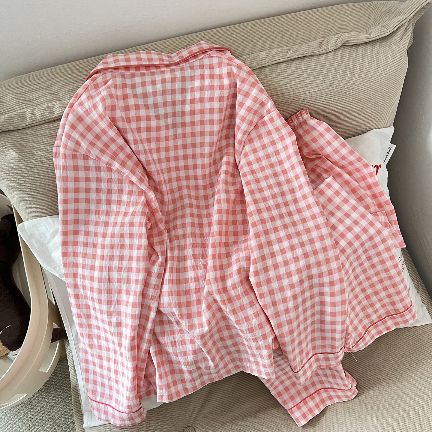 Summer Cloud Cotton Homewear Women Short Sleeve Shorts 2 Pcs Breathabl photo 4 (style 1440)