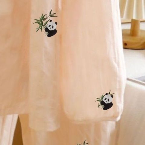 Women's Summer Cotton Double-Layer Short Sleeve & Shorts Loungewear Se photo 5 (style SM-FADD8F)
