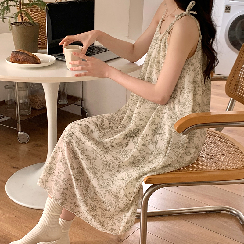 Women's Summer Cloud Cotton Slip Nightgown - Loose Fit, Slimming, Brea photo 5 (style SM-4A6337)
