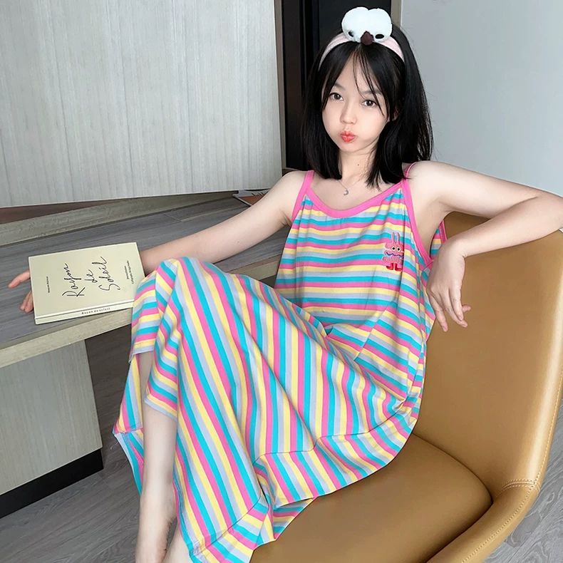 Summer Cotton-Like Homewear Women Short Sleeve Shorts 2 Pcs Breathable photo 6 (style 17391741)