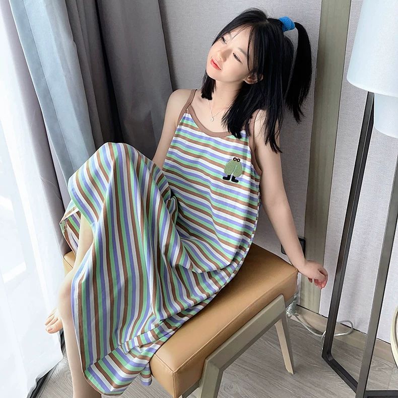 Summer Cotton-Like Homewear Women Short Sleeve Shorts 2 Pcs Breathable photo 7 (style 17391741)