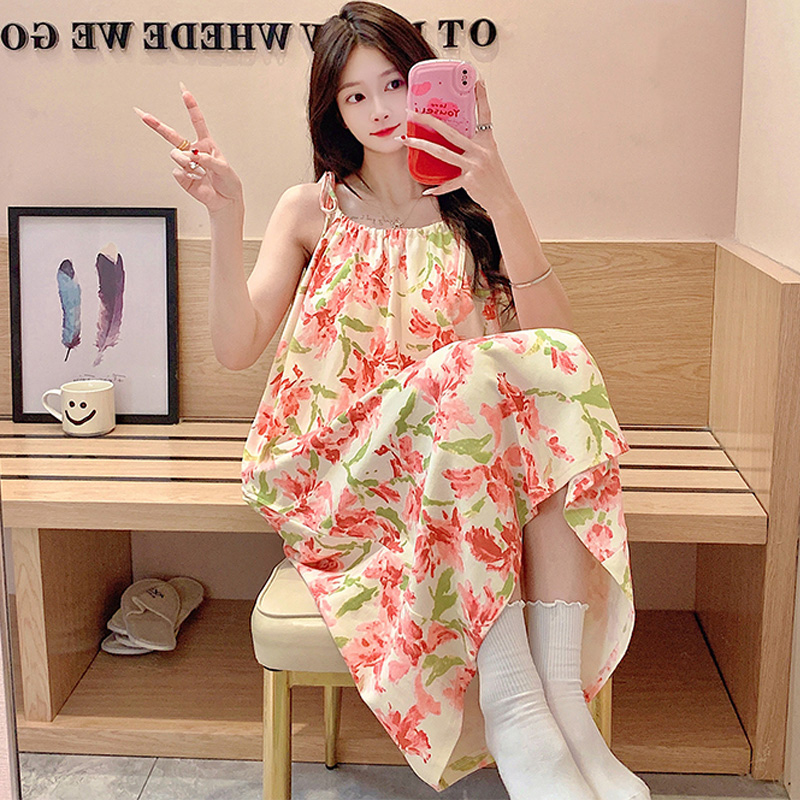 Summer Cloud Cotton Homewear Women Short Sleeve Shorts 2 Pcs Breathabl photo 4 (style 17441757)