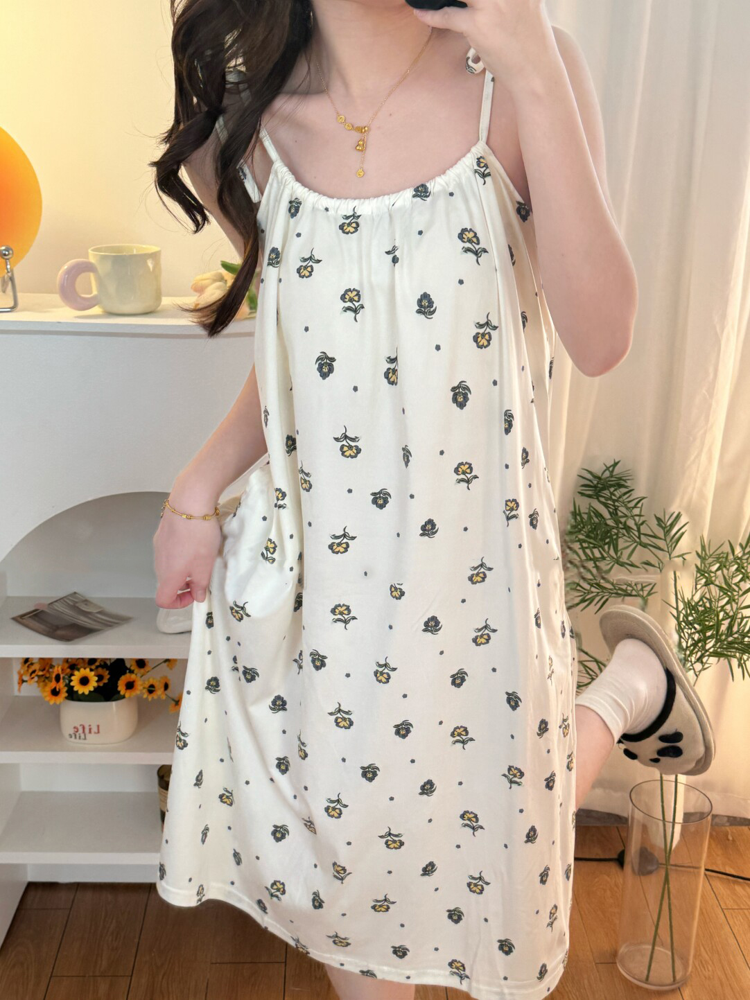 Summer Cloud Cotton Homewear Women Short Sleeve Shorts 2 Pcs Breathabl photo 4 (style 176717709)