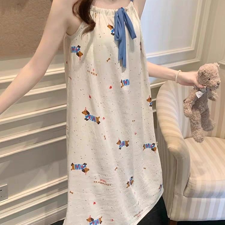 Women's Summer Cloud Cotton Built-in Chest Pad Short Sleeve & Shorts P photo 6 (style SM-B13E18)