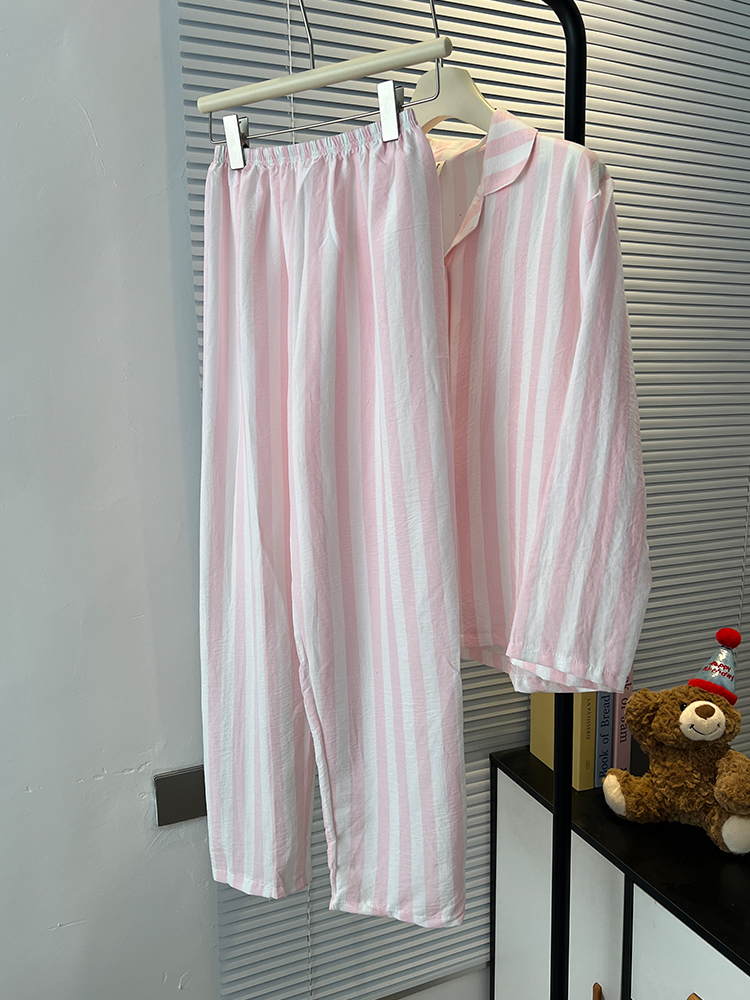 Summer Cloud Cotton Homewear Women Short Sleeve Shorts 2 Pcs Breathabl photo 6 (style 2025115)