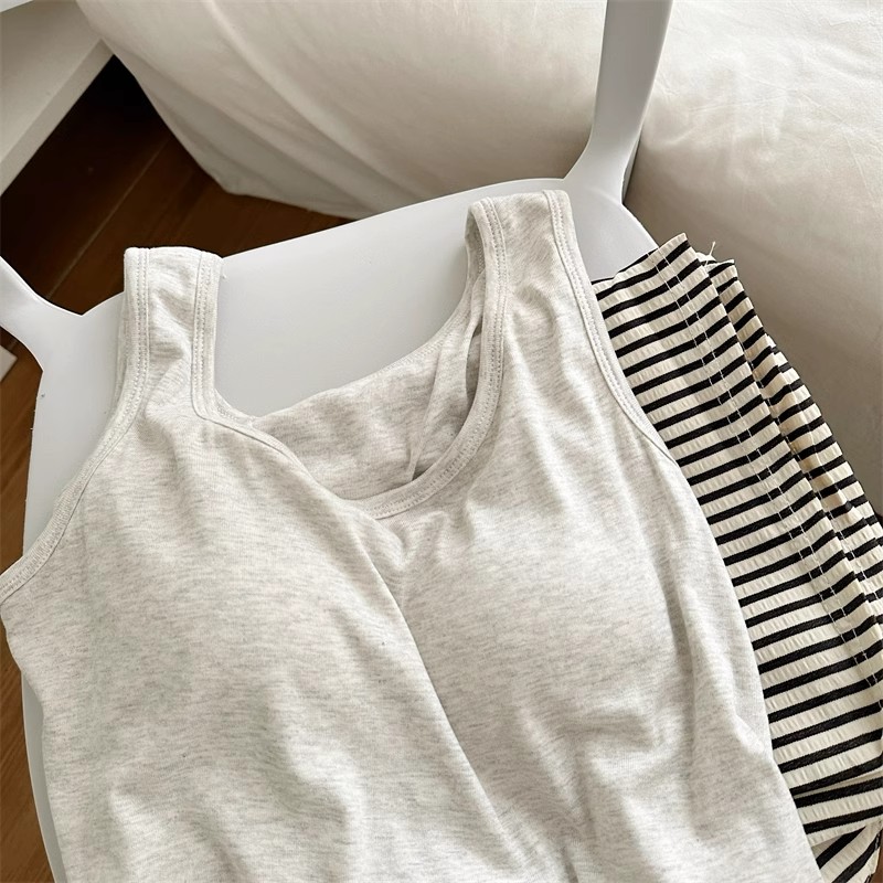 Summer Cloud Cotton With Pads Homewear Women Short Sleeve Shorts 2 Pcs photo 3 (style 2077208014)