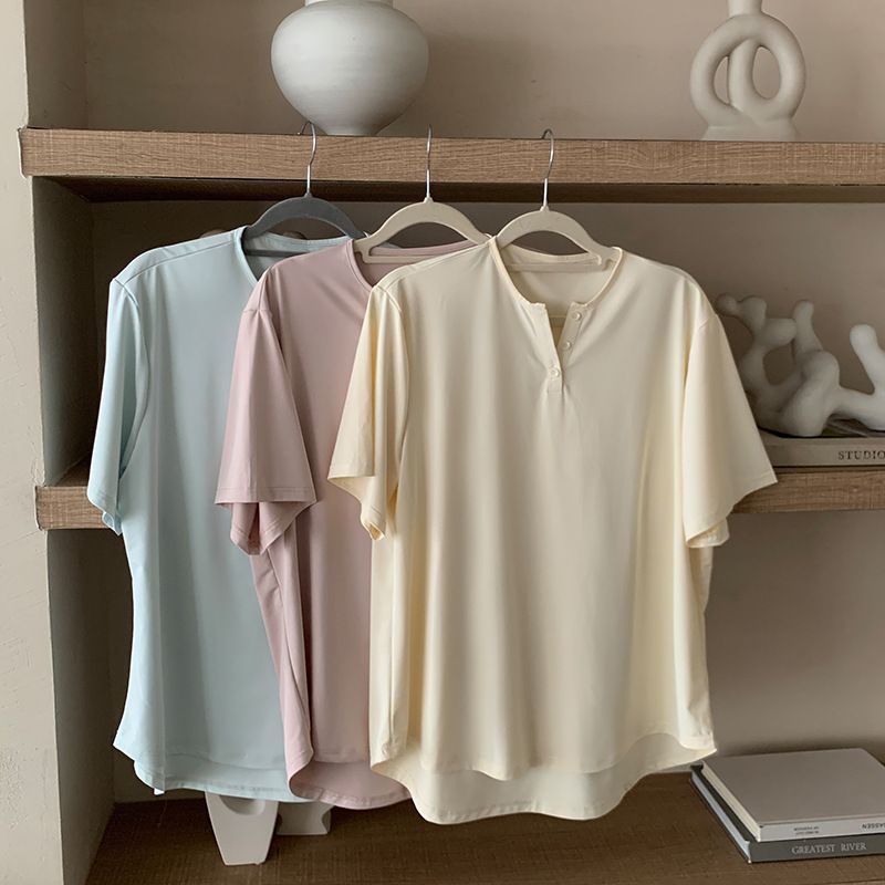 Summer Cotton-Like Homewear Women Short Sleeve Shorts 2 Pcs Breathable photo 4 (style 2089209112)