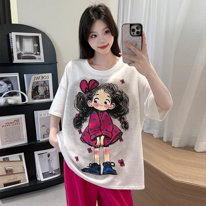 Summer Cloud Cotton With Pads Homewear Women Short Sleeve Shorts 2 Pcs photo 4 (style 2101210713)