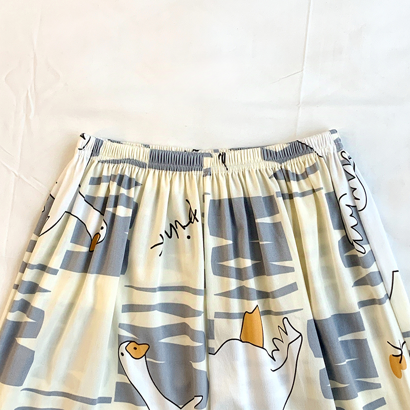 Summer Cotton Homewear Women Short Sleeve Shorts 2 Pcs Breathable Comf photo 2 (style 27)