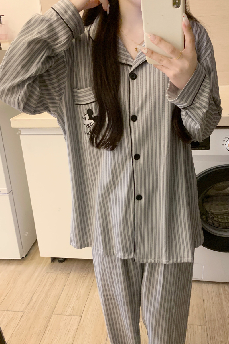 Women's Summer Cloud Cotton Double-Layer Shorts Loungewear Set photo 2 (style SM-253A25)