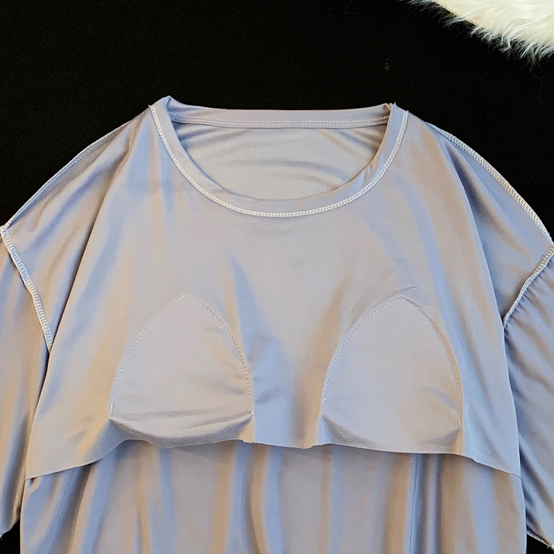 Summer Cotton Homewear Women Short Sleeve Shorts 2 Pcs Breathable Comf photo 3 (style 36)