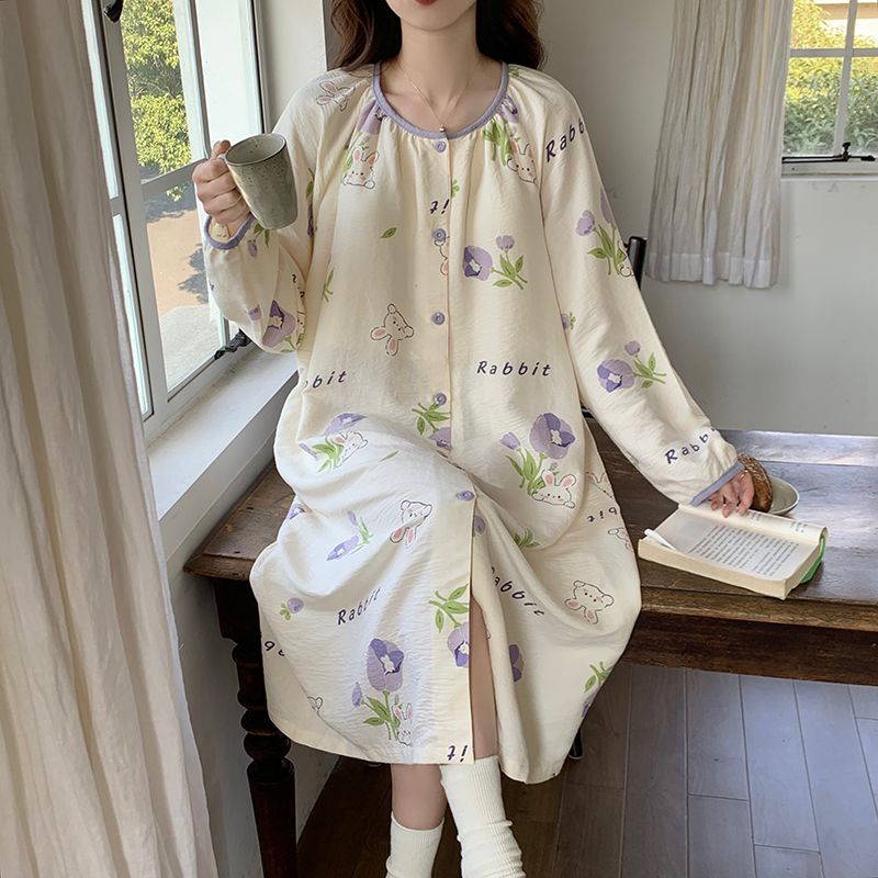 Summer Cotton Cardigan Homewear Women Short Sleeve Shorts 2 Pcs Breath photo 7 (style 4)