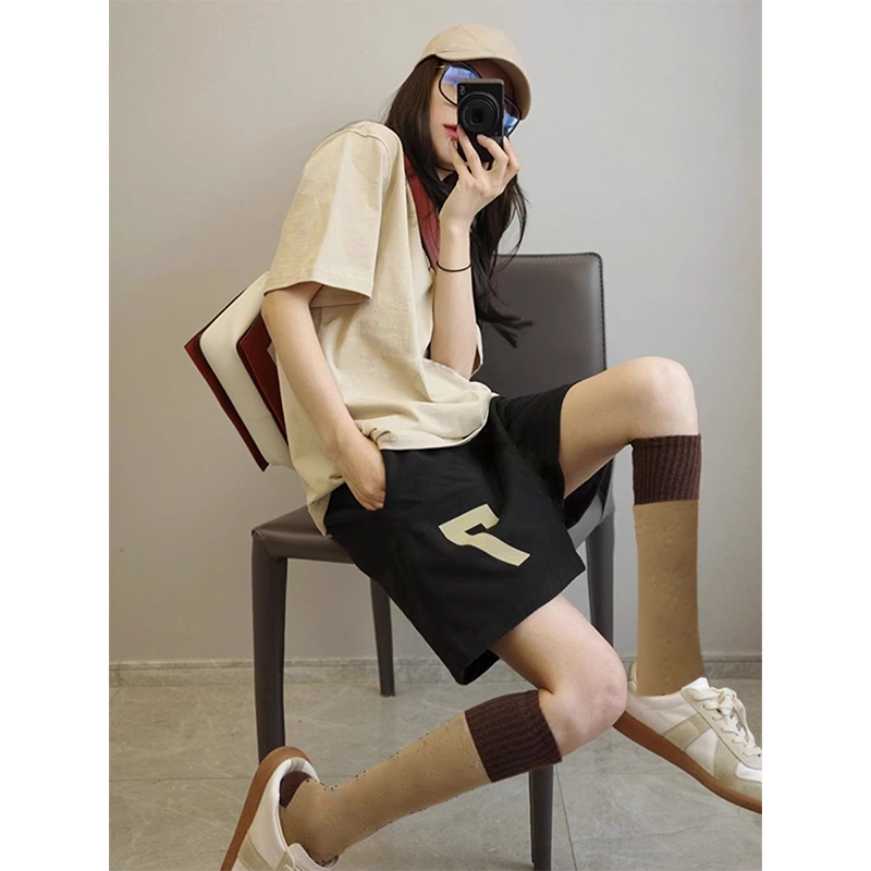 Summer Cotton-Like Homewear Women Short Sleeve Shorts 2 Pcs Breathable photo 1 (style 425314)