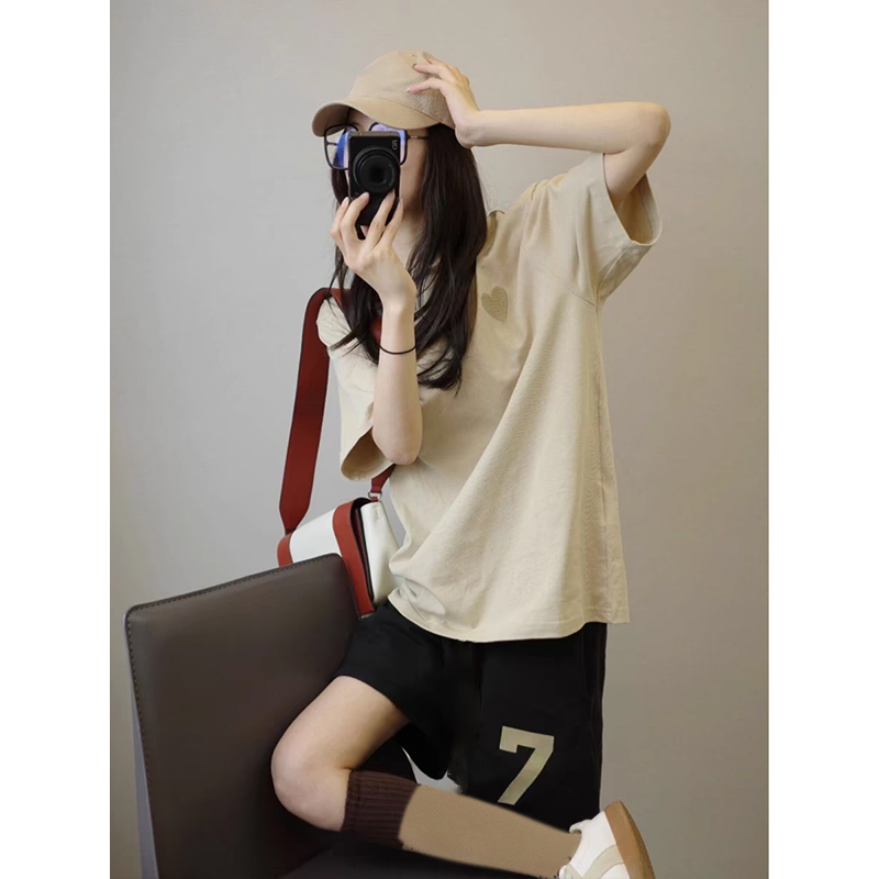 Summer Cotton-Like Homewear Women Short Sleeve Shorts 2 Pcs Breathable photo 6 (style 425314)