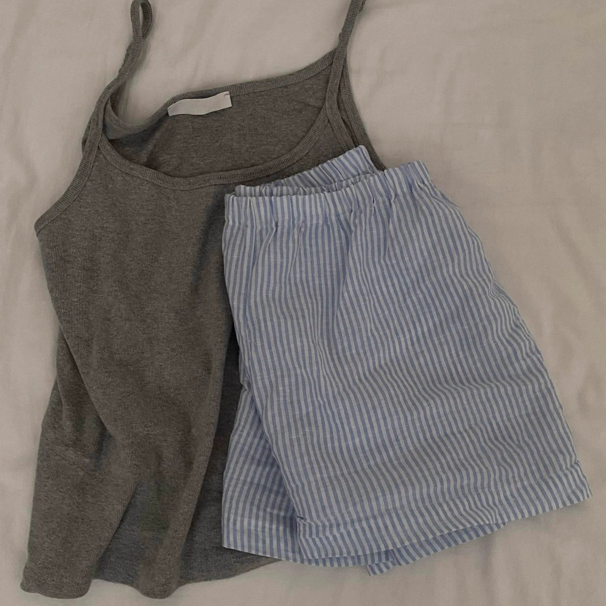 Summer Cotton-Like No Pads Homewear Women Short Sleeve Shorts 2 Pcs Breathable Wholesale